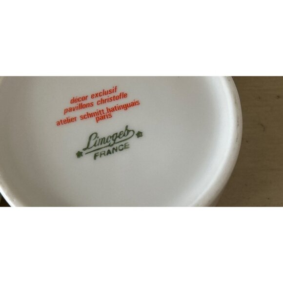 Limoges France Ceramic Lemon Juicer Reamer Squeezer White with Cherries - Picture 9 of 13